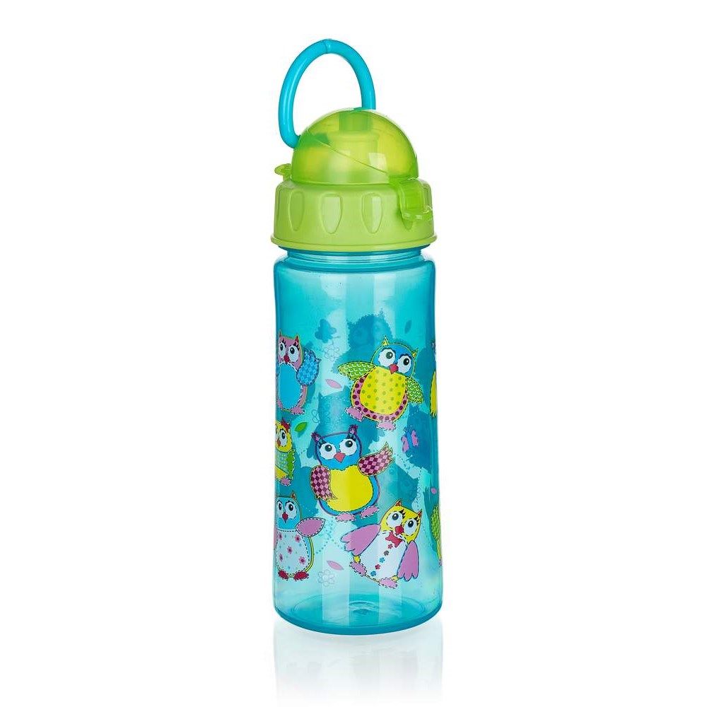 BANQUET Láhev plastová OWLS Green 500 ml