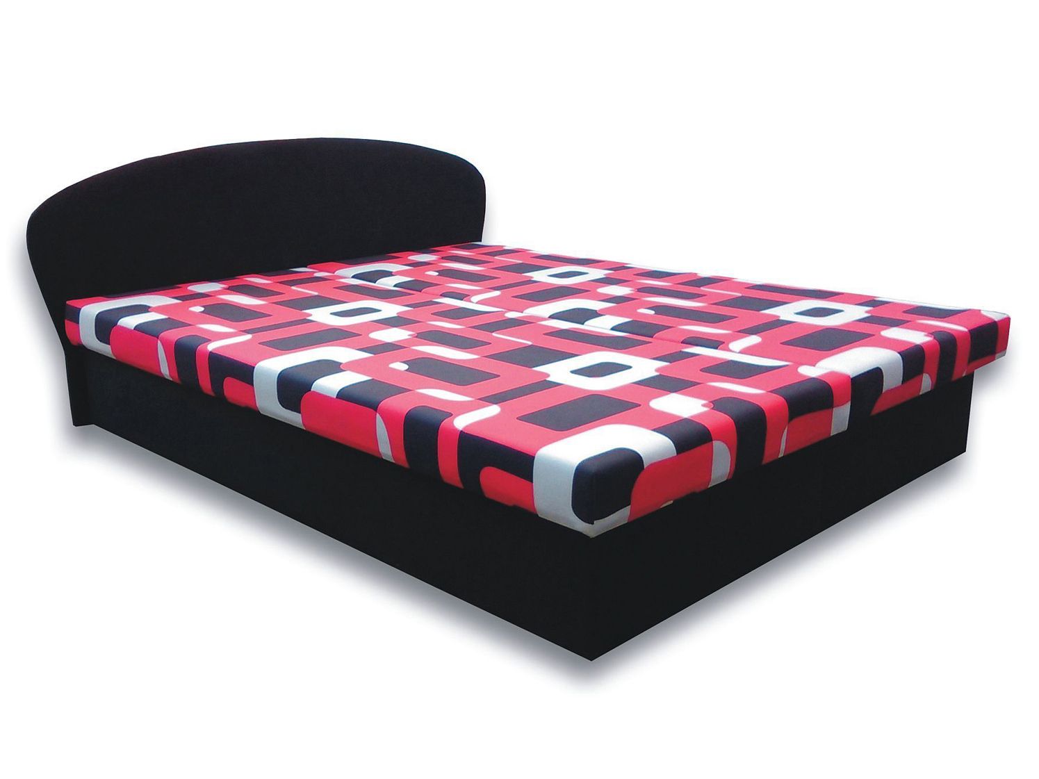 Manželská posteľ 160 cm Milka 5 (s penovými matracmi)