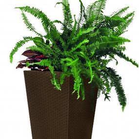 Kvetináč RATTAN PLANTER 53x53x73 cm