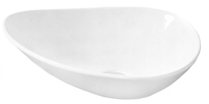 Keramické umývadlo na dosku MEXEN LORENA 53x41 cm biele