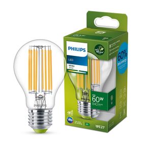 Philips 8719514343788 LED žiarovka E27 4W/60W 840lm 3000K A60 filament  A-class