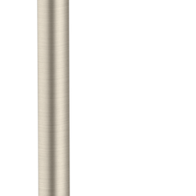 Axor Uno - Vaňový výtok oblý, voľne stojaci na podlahe, kartáčovaný nikel 38412820