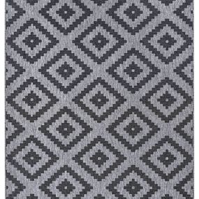 NORTHRUGS - Hanse Home koberce Kusový koberec Twin-Wendeteppiche 105466 Night Silver – na von aj na doma - 200x290 cm