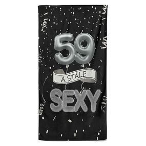 Osuška Stále sexy – čierna (vek: 59)