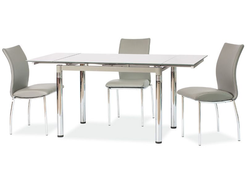 Jedálenský stôl GD-018 (sivá) (pre 4 až 6 osôb)