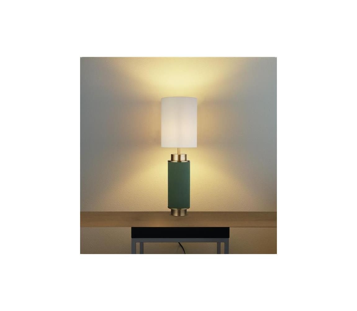 Searchlight EU59041AB - Stolná lampa FLASK 1xE27/60W/230V zelená