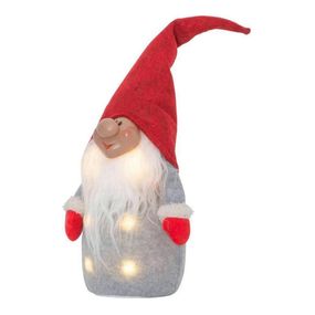Eglo 411227 - LED Vianočná dekorácia JOYLIGHT 6xLED/0,06W/3xAA červená/šedá