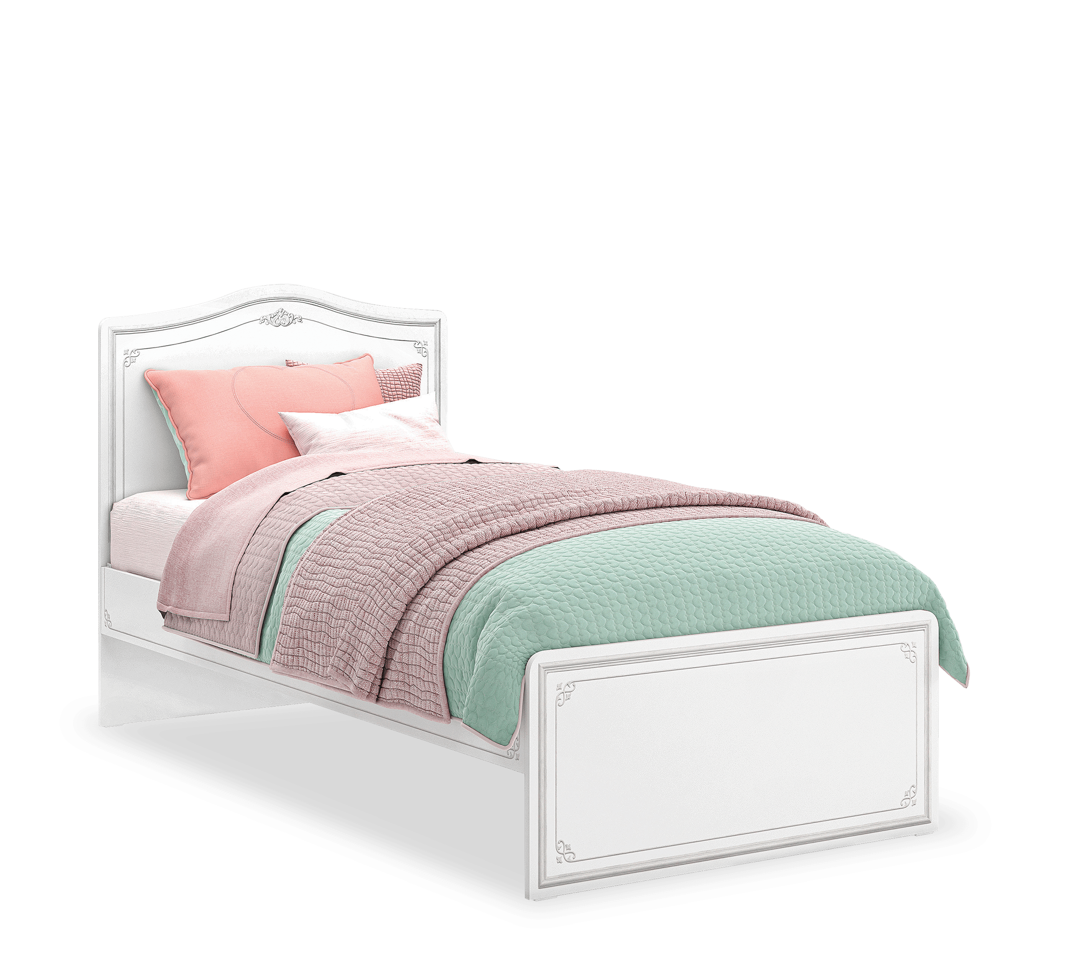 ČILEK - Detská posteľ 100x200 cm Selena Grey