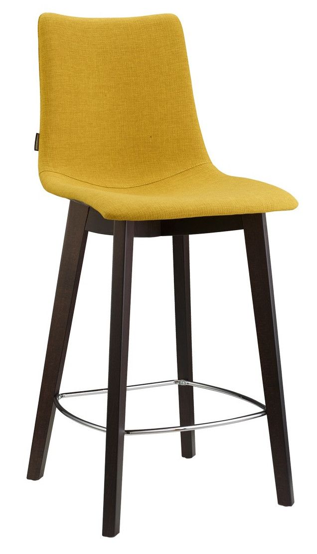 SCAB - Barová stolička ZEBRA POP NATURAL, nízka