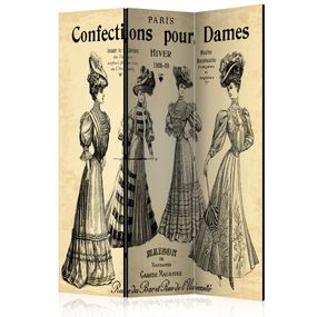 Paraván Confections pour Dames Dekorhome 135x172 cm (3-dielny)