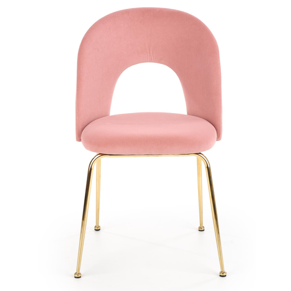 Sconto Jedálenská stolička SCK-385 ružová/zlatá