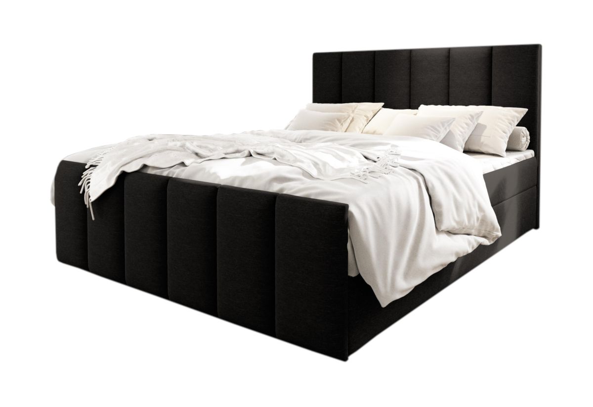 Expedo Čalúnená posteľ boxspring MAGO + topper, 180x200, sawana 14