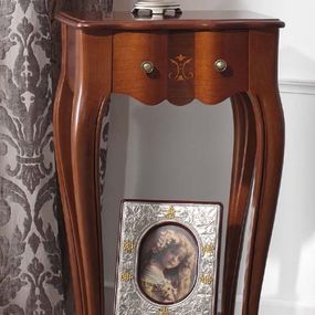 Estila Luxusný zdobený rustikálny konzolový stolík CASTILLA v klasickom štýle 45cm