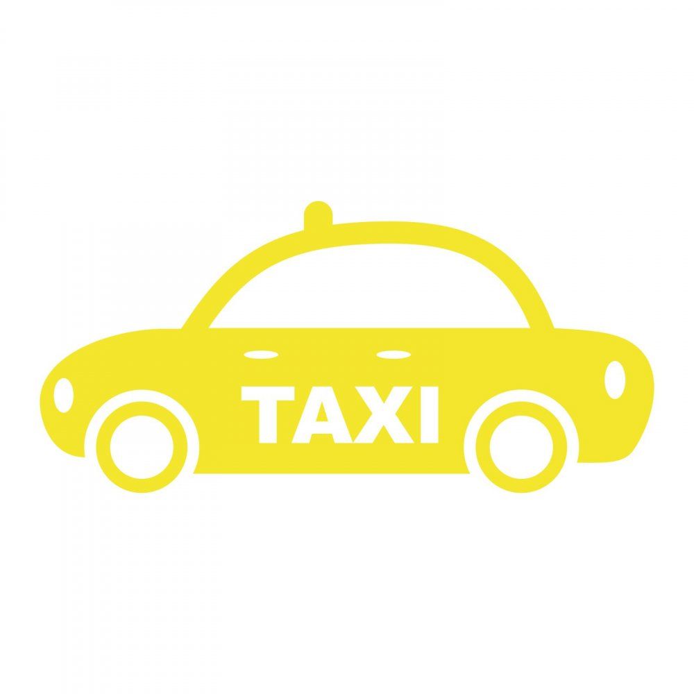 Pieris design Taxi - samolepka na zeď studená zelená