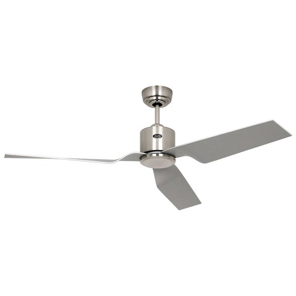 CasaFan Stropný ventilátor Eco Dynamix II, chróm/striebro, Obývacia izba / jedáleň, kov, plast, K: 37.5cm