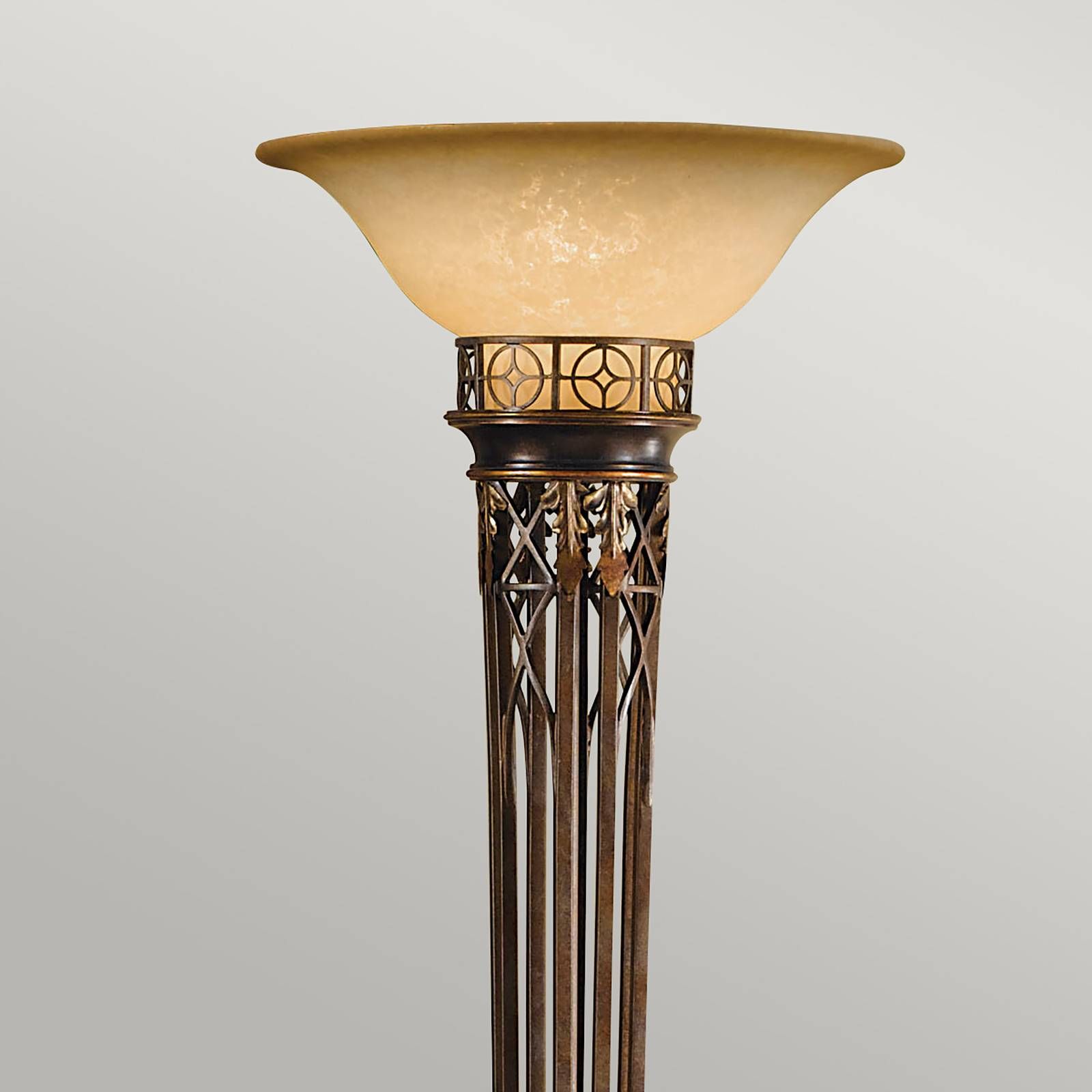 FEISS Lampa osvetľujúca strop Opera 189cm zlatá čiernená, E27, 100W, K: 189cm