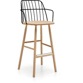 MIDJ - Barová stolička STRIKE s operadlami