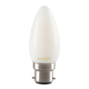 Sylvania LED sviečková žiarovka B22 4, 5W 827 matná, B22, 4.5W, Energialuokka: F, P: 9.5 cm