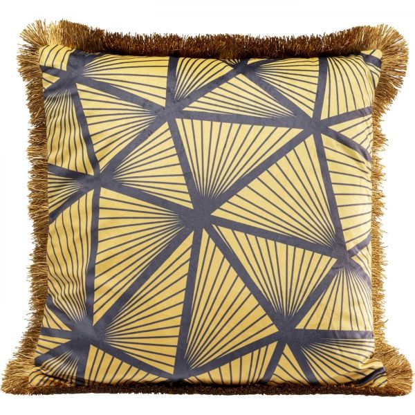 KARE Design Dekorační polštář s třásněmi Abstract 45x45cm