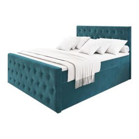 Expedo Čalúnená posteľ boxspring FENDI, 160x200, casablanca 13 + topper