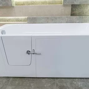 Bezbariérová vaňa s dvierkami IMPRESSIONE 150L - 150 x 76 cm dvierka na ľavej strane