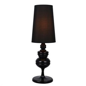 Stolní lampa AZzardo Baroco table black AZ2162 E27 1x50W IP20 18cm černá