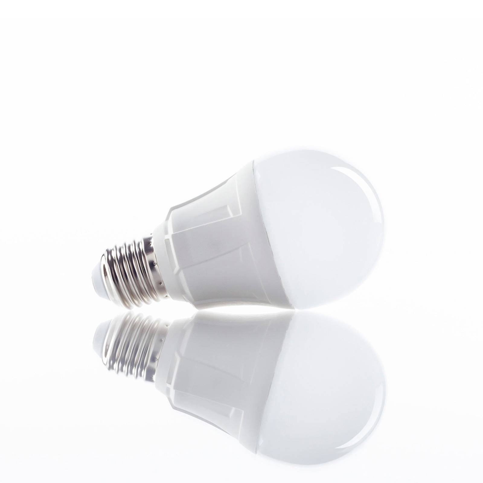 Lindby LED v tvare tradičnej žiarovky E27 11W 830 6 kusov, plast, E27, 11W, Energialuokka: F, P: 11.2 cm