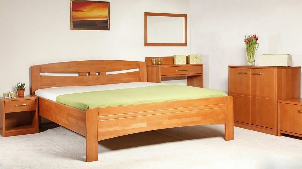 Masívna posteľ s úložným priestorom evita 1 - 160/180 x 200cm - 180 x