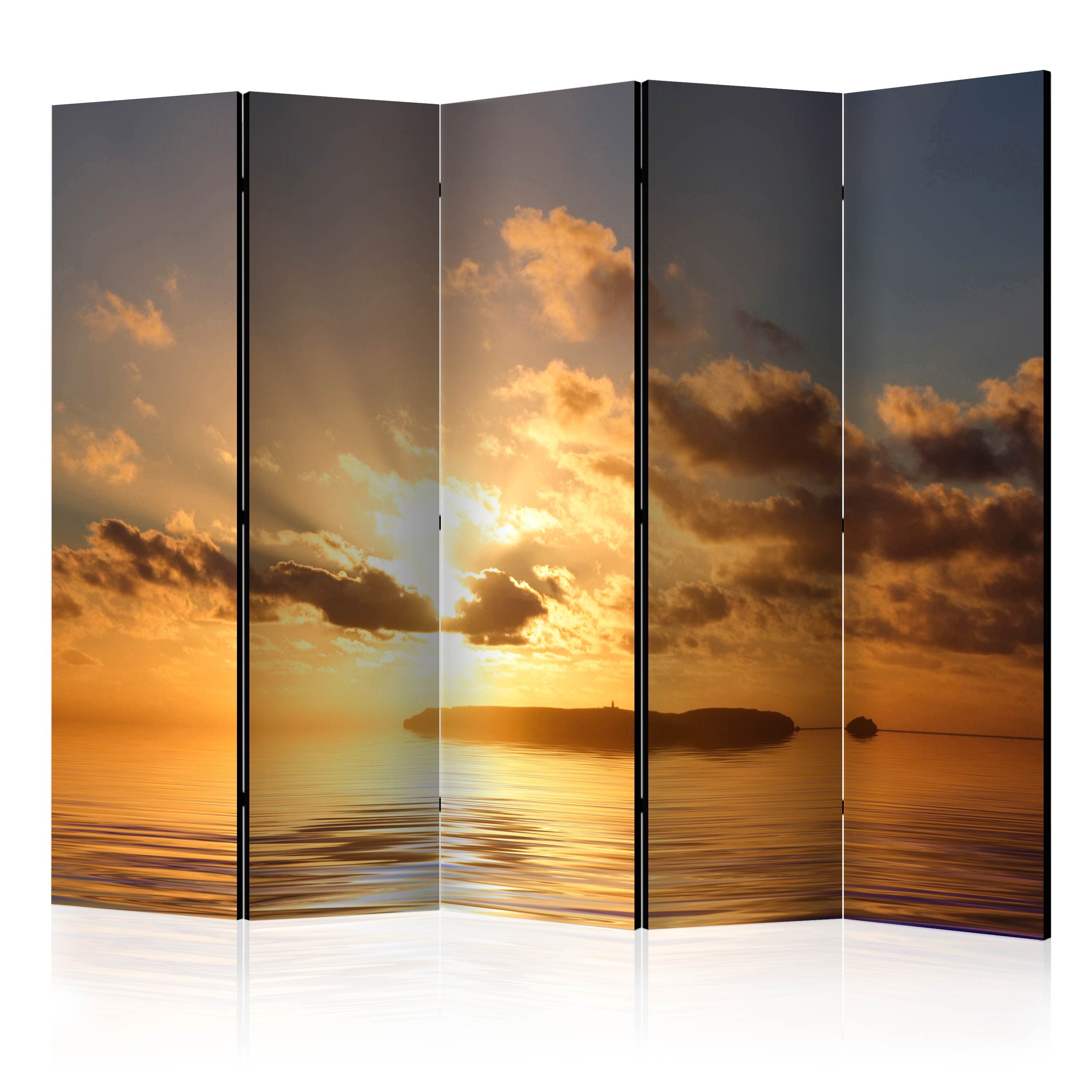 Artgeist Paraván - sea - sunset [Room Dividers]