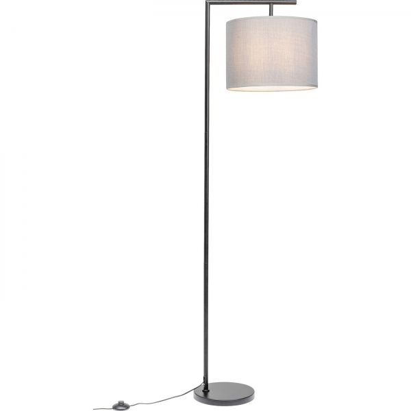 KARE Design Stojací lampa Angular - matná černá, 160cm