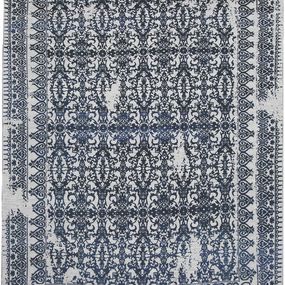 Diamond Carpets koberce Ručne viazaný kusový koberec Diamond DC-JK 7 Silver / denim - 275x365 cm