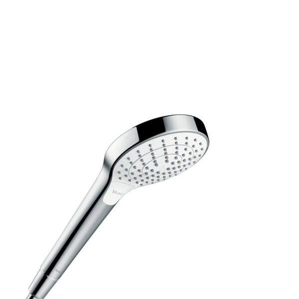 HansGrohe Croma Select S - Ručná sprcha Vario EcoSmart 9 l/min, biela/chróm 26803400