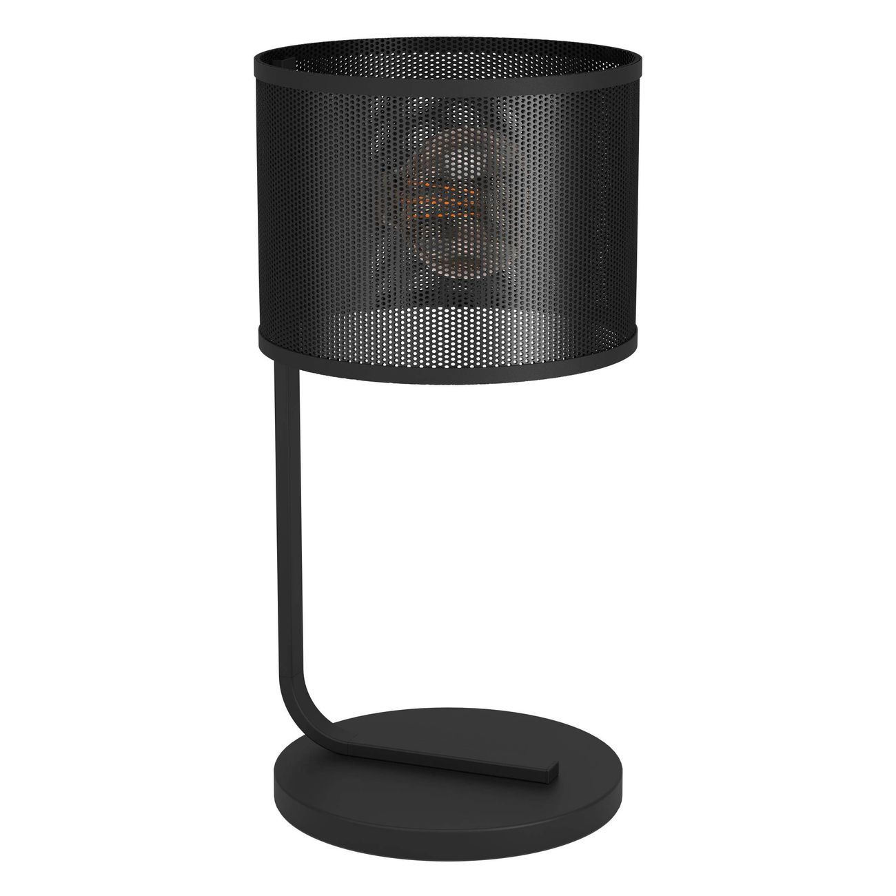 EGLO Vintage 43797 MANBY stolná lampa V485mm 1xE27 čierna