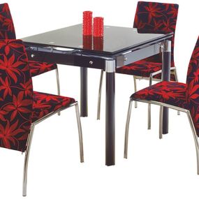 Jedálenský stôl Kent čierna (pre 4 osoby)