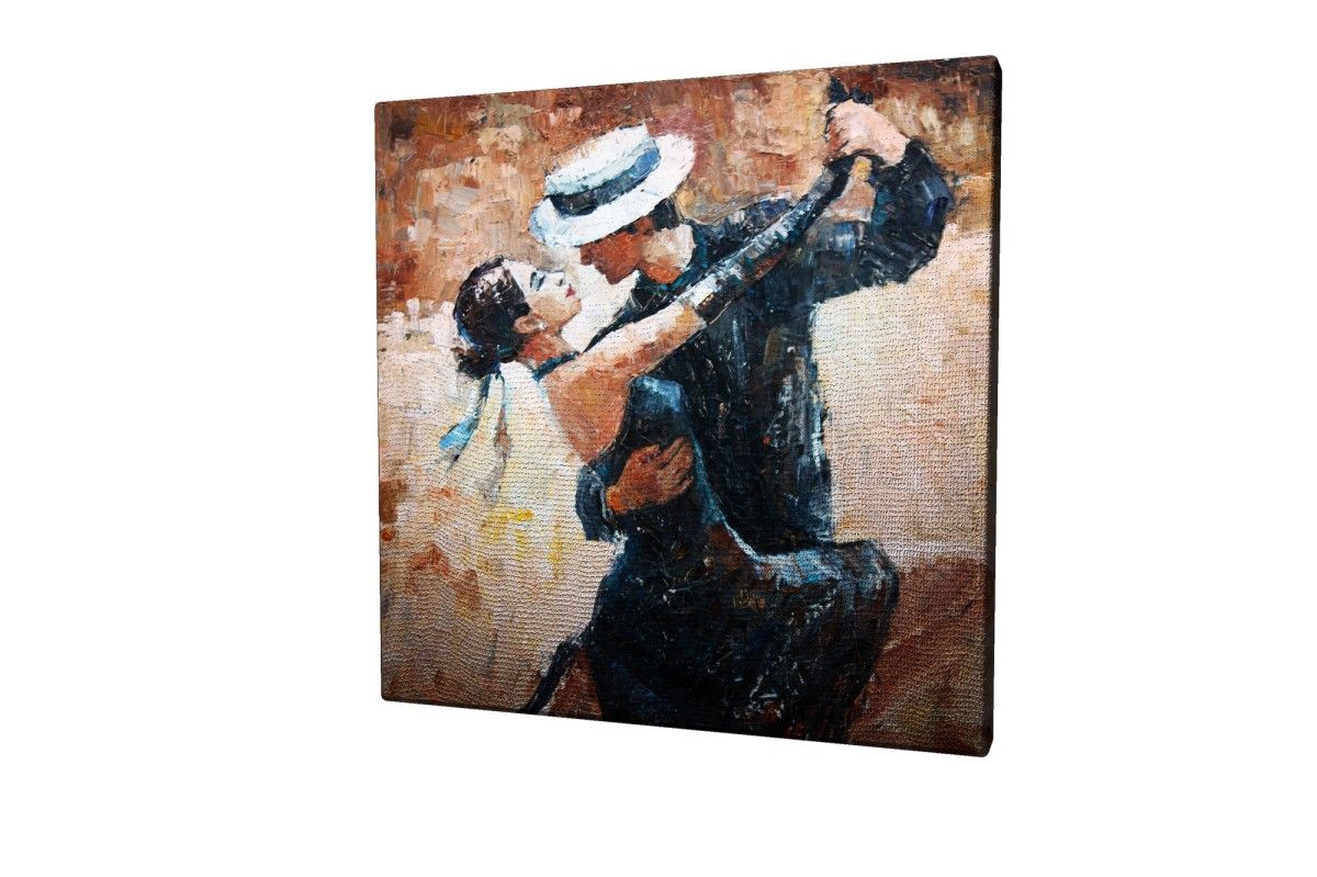 Obraz na plátne Dancers in love KC013 45x45 cm
