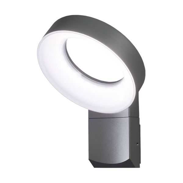 Konstsmide Vonkajšie nástenné LED svietidlo Asti, hliník, akryl, 0.6W, Energialuokka: G, L: 26 cm, K: 35.5cm