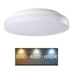 Rabalux - LED Kúpeľňové stropné svietidlo LED/24W/230V IP54 3000K/4000K/6000K