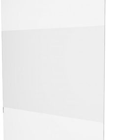 MEXEN/S - KIOTO samostatne stojaca sprchová zástena 100 x 200 cm, transparent/matné sklo 8 mm, ružové zlato 800-100-002-60-35