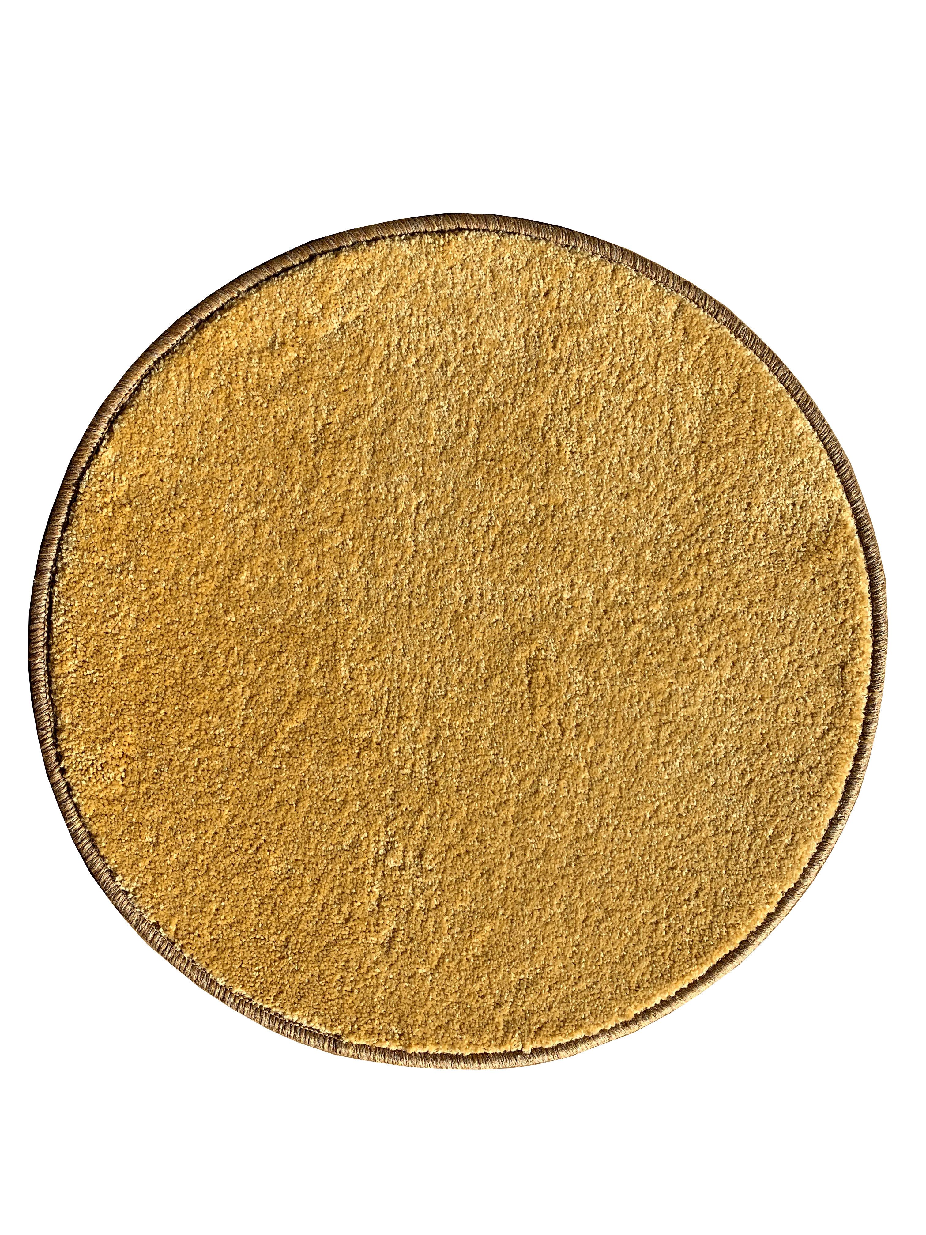 Vopi koberce Kusový koberec Eton Exklusive žltý kruh - 80x80 (priemer) kruh cm