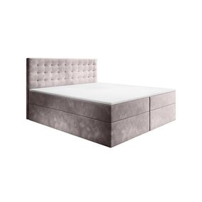 Čalúnená posteľ BARI sivá rozmer 140x200 cm