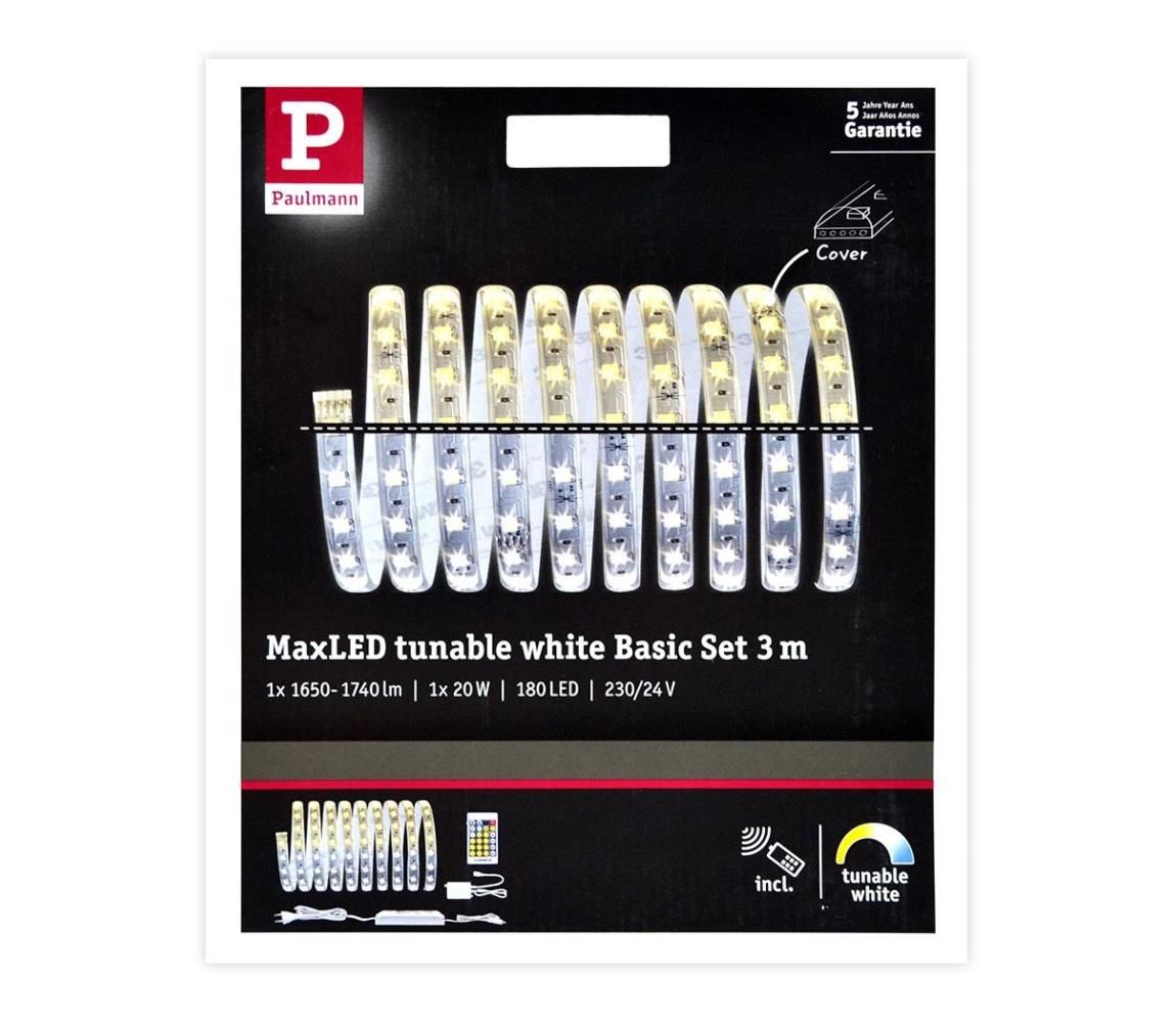 Paulmann 70624 - LED/20W Stmievateľný pásik MAXLED 3m 230V + DO