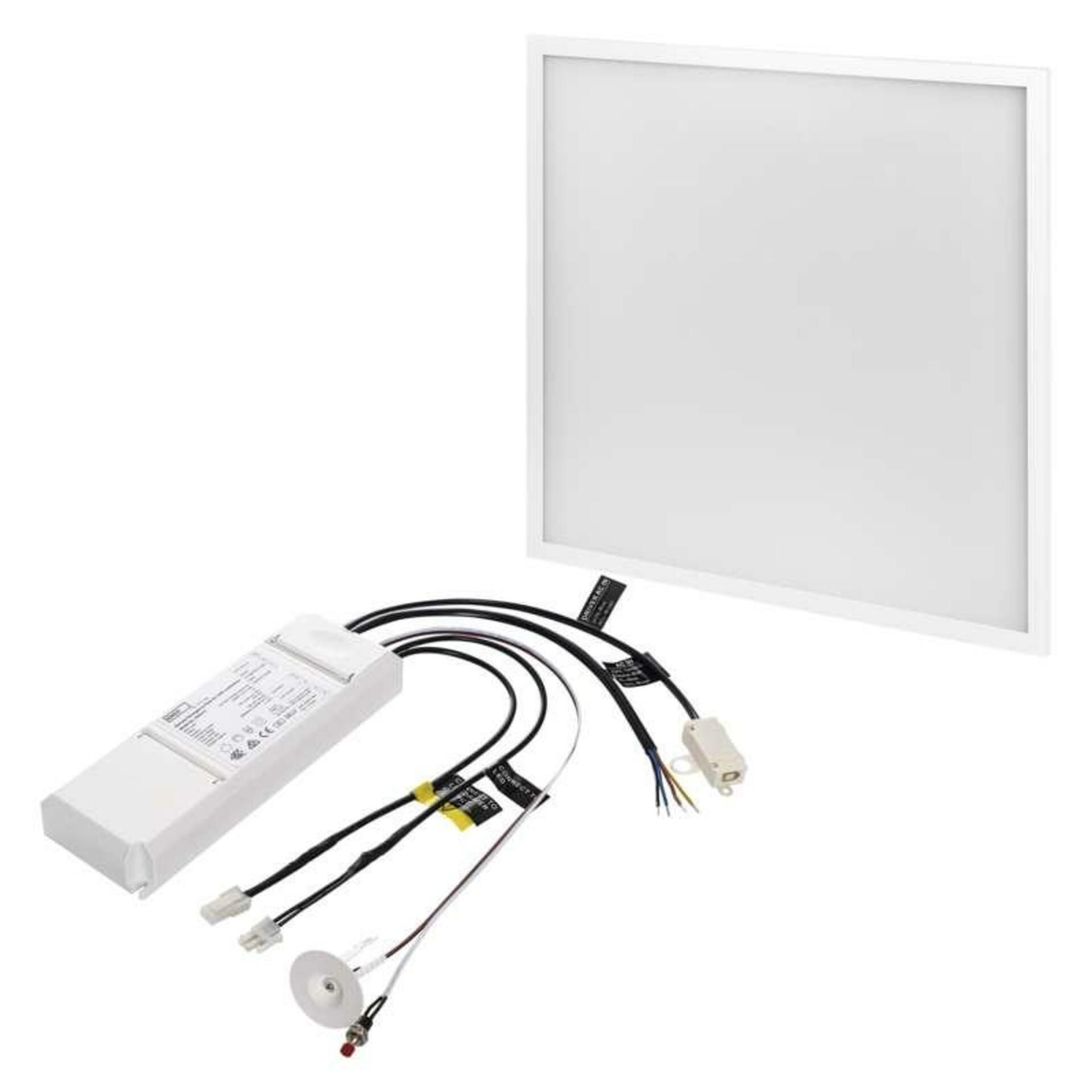 EMOS LED panel 60x60, čtvercový vestavný bílý, 40W neutr. b. UGR, Emergency ZR1422E