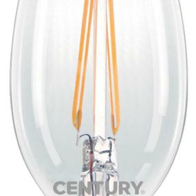 CENTURY LED FILAMENT SVÍČKA ČIRÁ 2W E14 2700K 245Lm 360d 35x98mm IP20 CEN INM1-021427