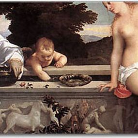 Tizian obraz - Sacred and Profane Love zs18362