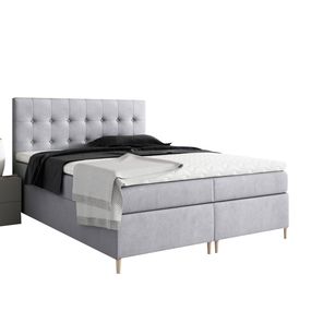 Expedo Čalúnená posteľ boxspring GLORIA + topper, 120x200, jasmine 81