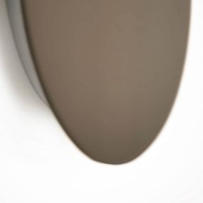 Escale Blade nástenné LED svetlo bronzová Ø 24 cm, Obývacia izba / jedáleň, hliník, 9.6W