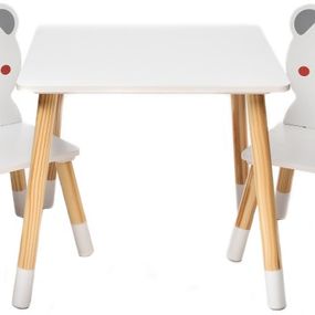 BHome Detský stôl so stoličkami MACKO