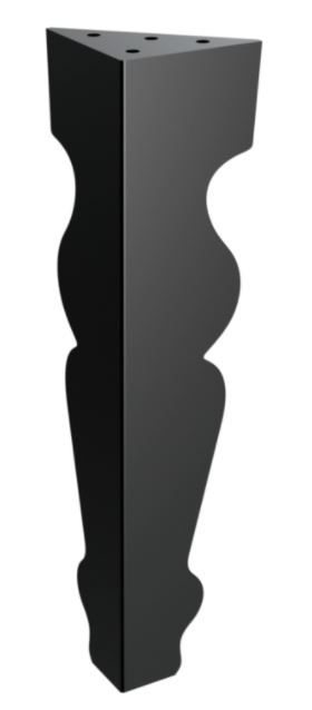 RMP Nábytková noha Gaia 30 cm čierna NOHA022/30