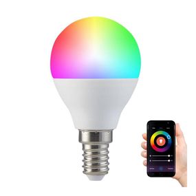 RGB LED Stmievateľná žiarovka G45 E14/5,5W/230V 3000-6500K Wi-fi Tuya