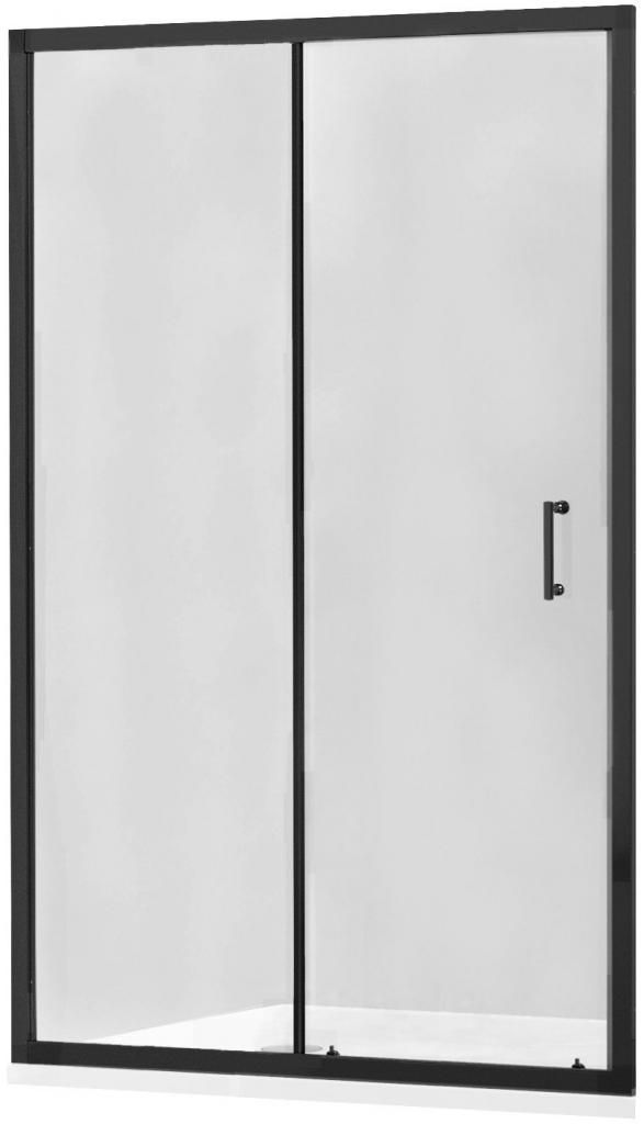 MEXEN - Apia posuvné sprchové dvere 95 cm, transparent, čierna 845-095-000-70-00